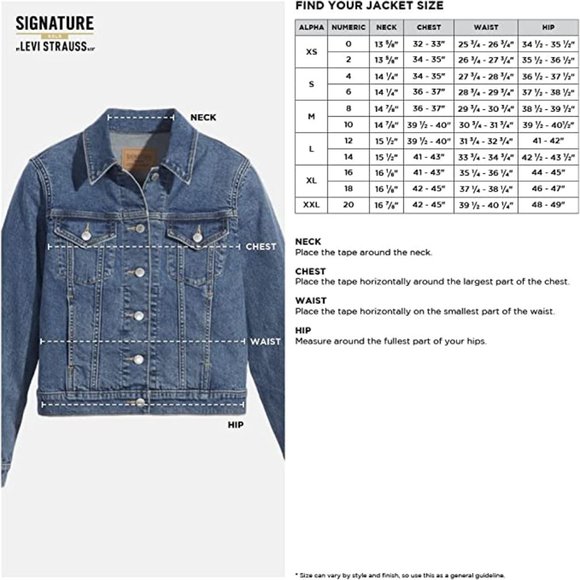 Levis Denim Trucker Jacket - S - Picture 5 of 6